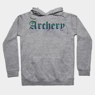 Archery Gradient Text Hoodie